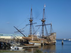 Die Mayflower II, ein Nachbau der ursprnglichen Mayflower<br/>Quelle: libdespot auf Flickr
